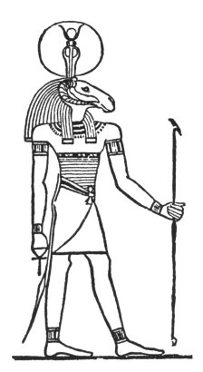Египетский бог с головой барана