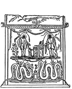 Римское огнепоклонство в сочетании с римским змеепоклонством